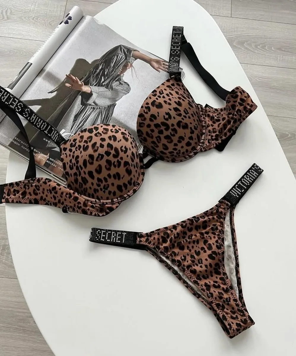 Victoria's Secret Leopard Set